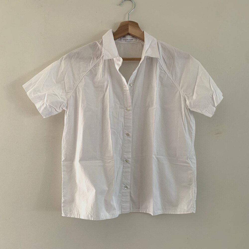 Everlane Poplin Crop Shirt